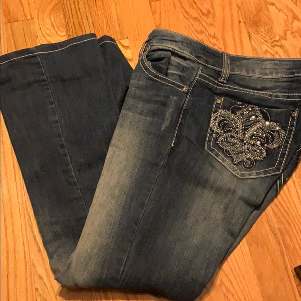 New directions denim bootcut jean size 6 - Picture 1 of 4